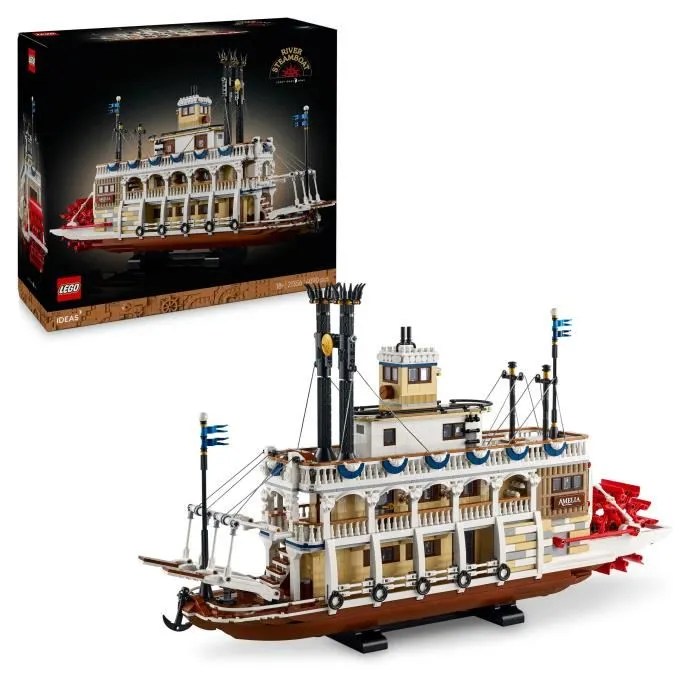 LEGO Ideas 21356 Le Bateau à Vapeur du Mississippi