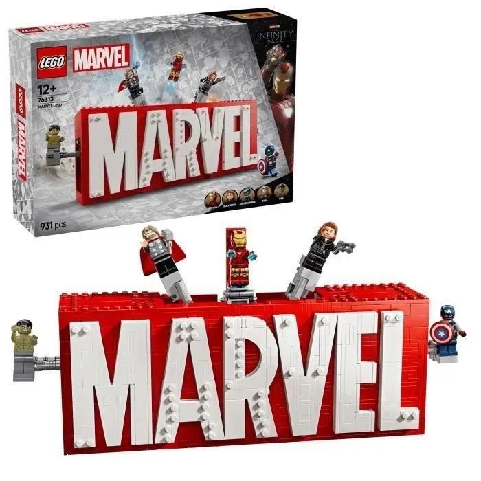 LEGO Marvel 76313 Logo MARVEL et ses super héros