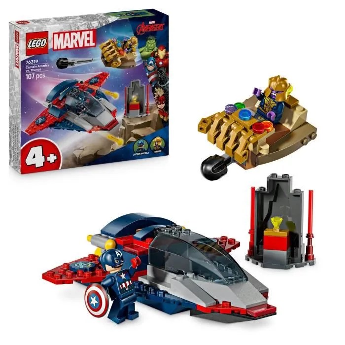 LEGO ǀ Marvel 76319 Captain America contre Thanos