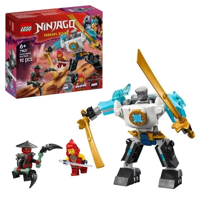 LEGO NINJAGO 71827 La super armure robot de Zane