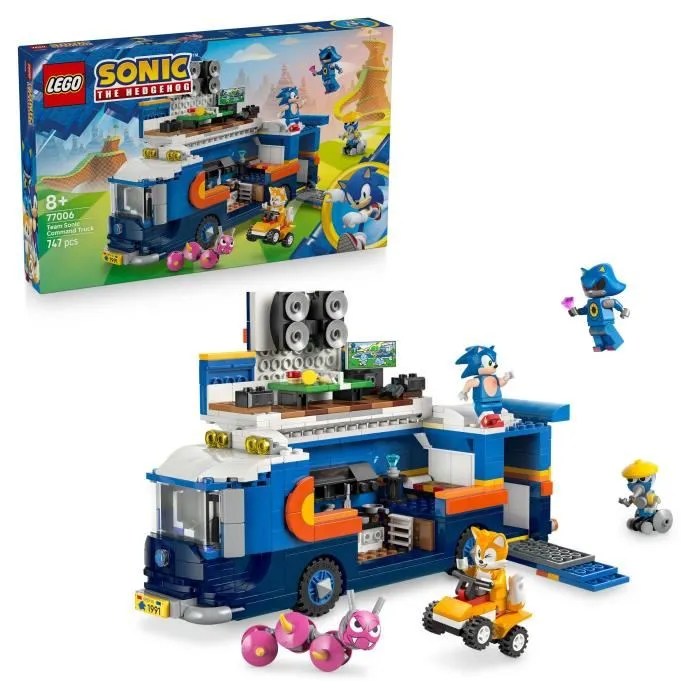 LEGO Sonic the Hedgehog 77006 Le Camion de Contrôle de l’Équipe Sonic 