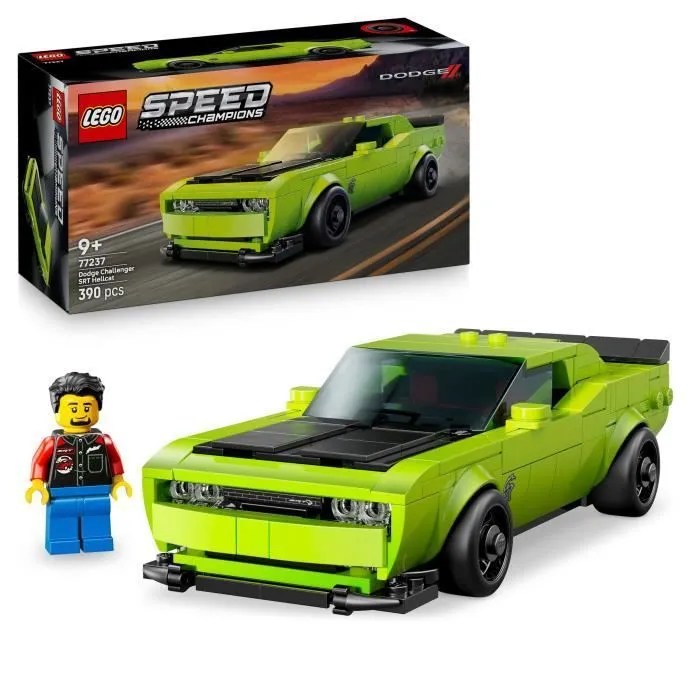LEGO Speed Champions 77237 Voiture de Sport Dodge Challenger SRT Hellcat