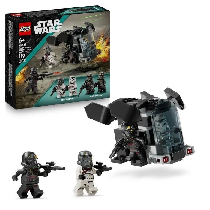 LEGO Star Wars 75412 Pack de Combat Death Troopers contre Night Troopers