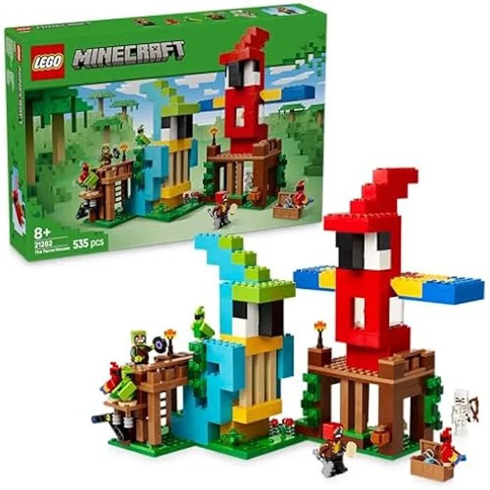 LEGO Minecraft 21282 Les nichoirs des perroquets