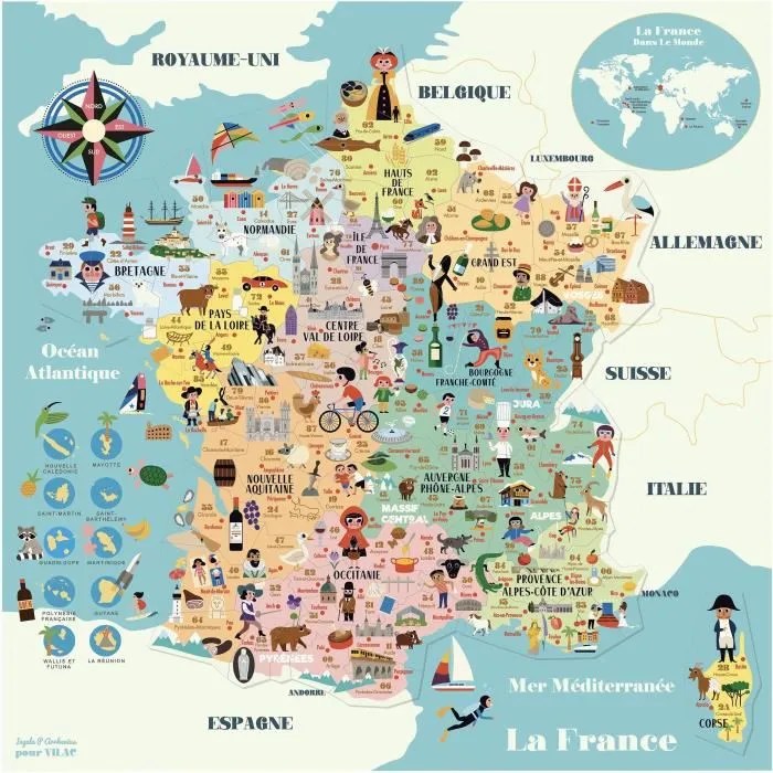 puzzle carte de france