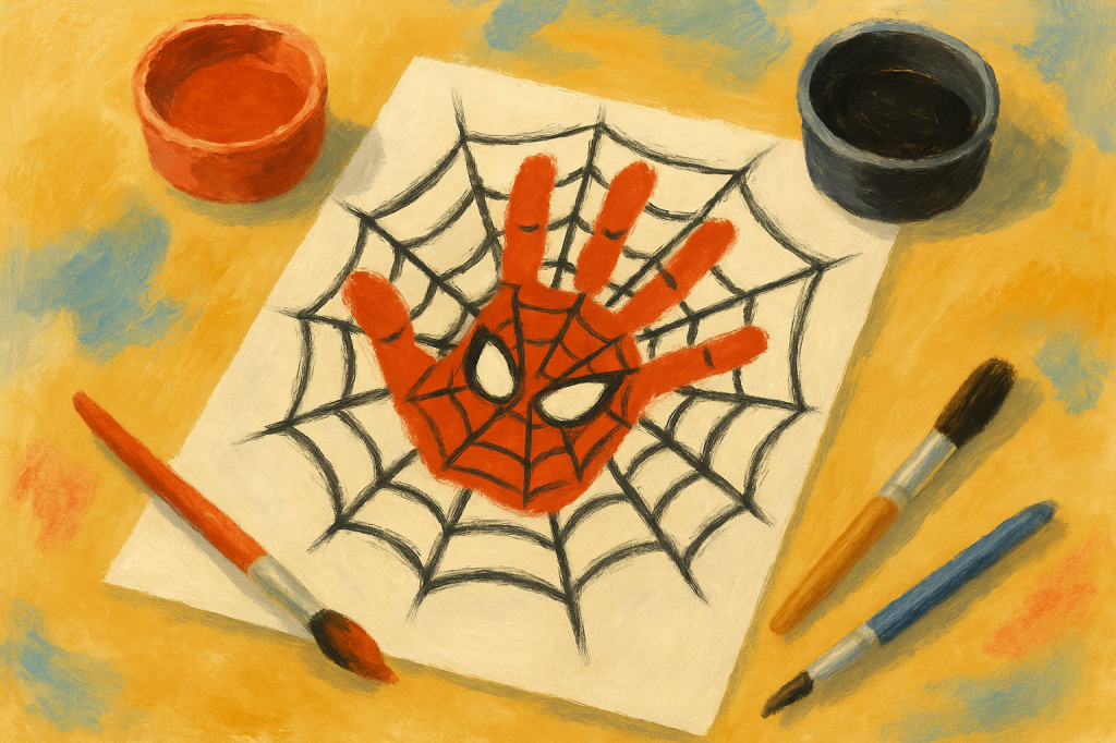 activité enfant spider man