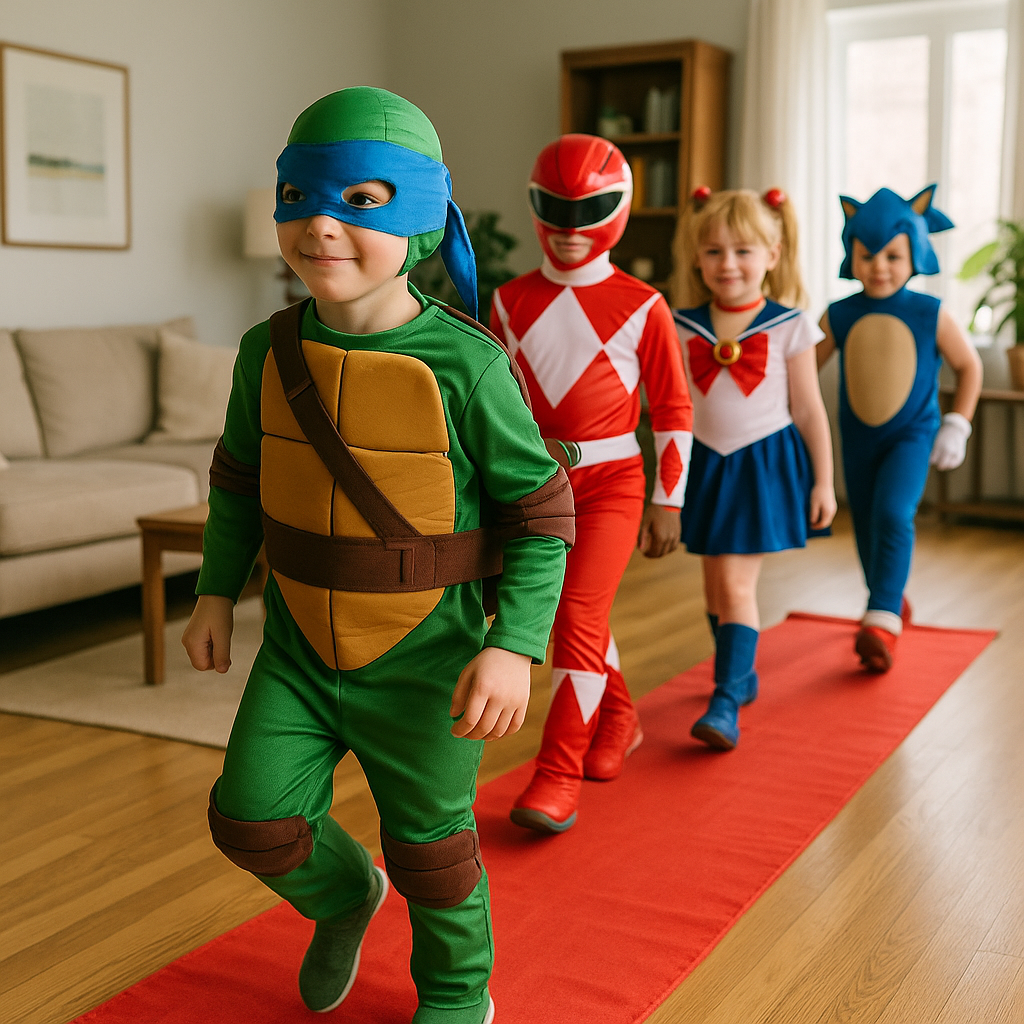 défilé de mode super héros