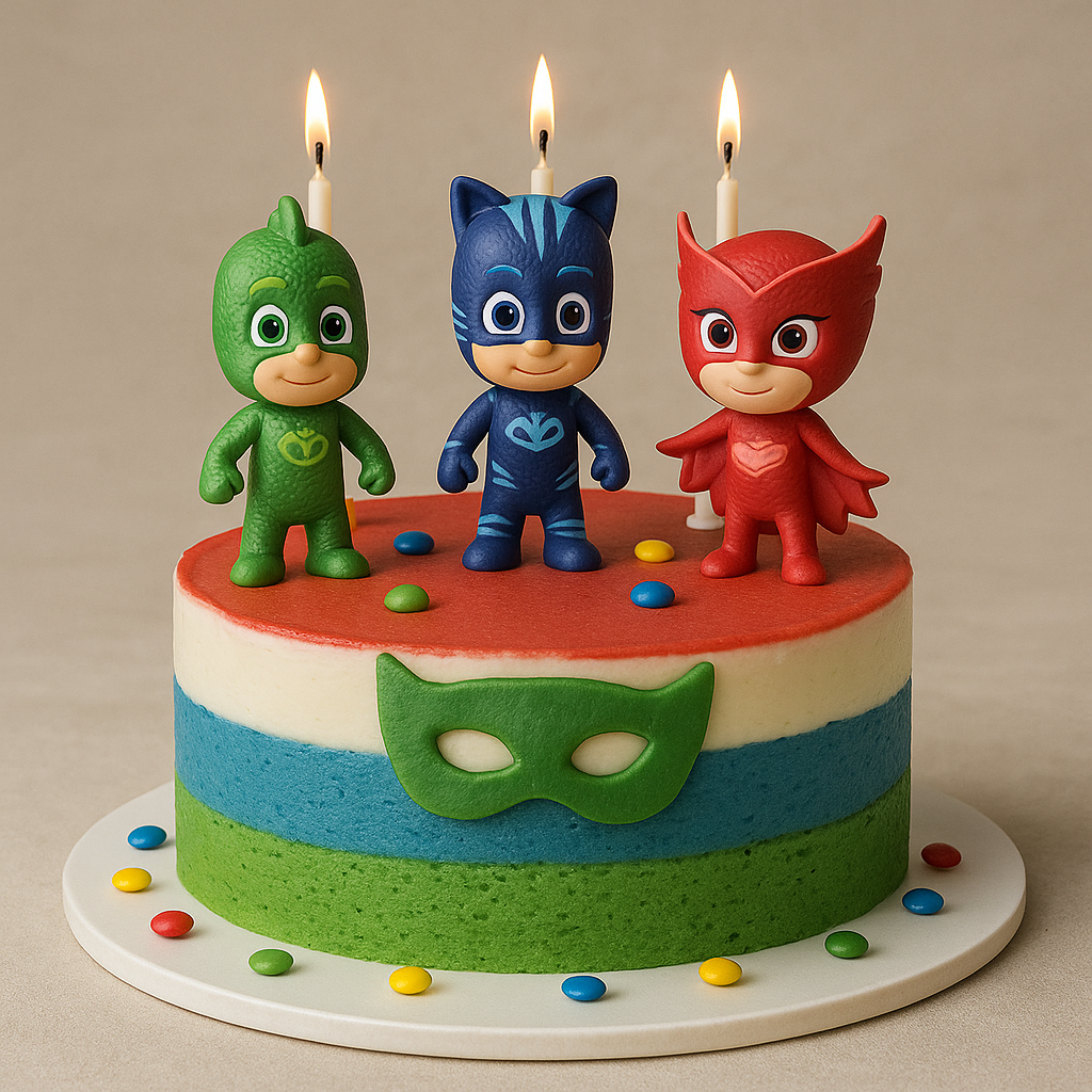gâteau d’anniversaire Pyjamasques