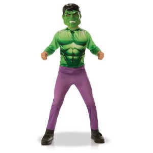 Déguisement Hulk - RUBIES - Enfant - 3-4 ans - Vert - 1 combinaison - 1 demi masque PVC