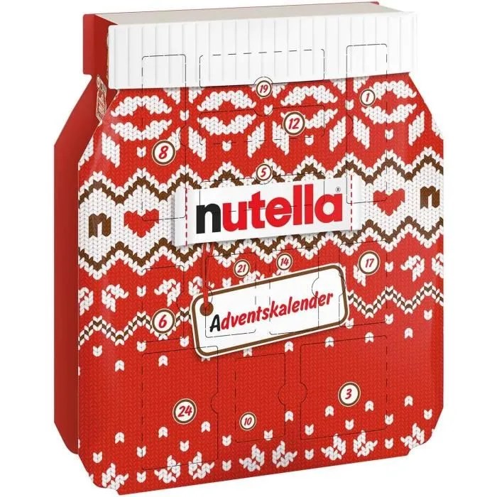 calendrier de l'avent nutella