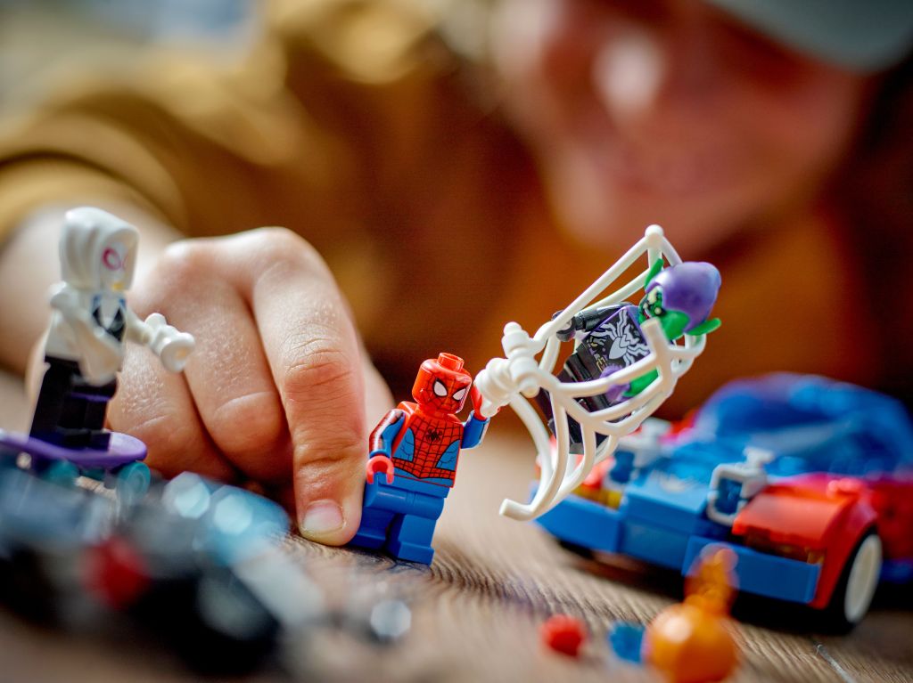 LEGO 76279 La voiture de course de Spider-Man contre le Bouffon Vert