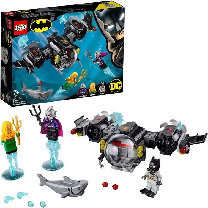 Lego 76116 Le Bat-Sous-Marin de Batman et Le Combat Sous L'Eau