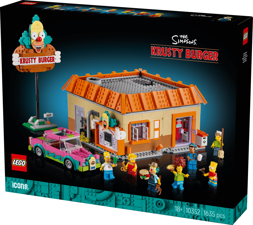 boîte LEGO Icons 10352 The Simpsons : Krusty Burger