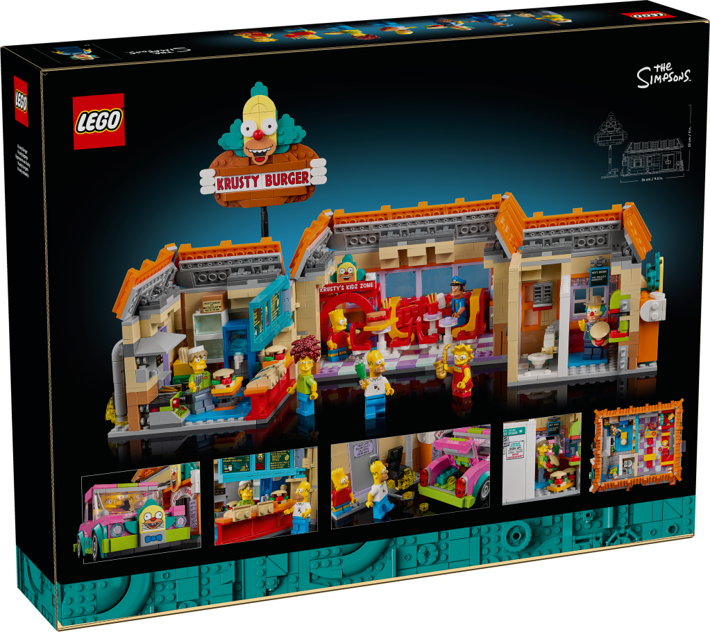 boîte LEGO Icons 10352 The Simpsons : Krusty Burger
