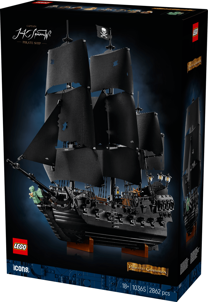 boîte LEGO Icons 10365 Le Bateau Pirate du Capitaine Jack Sparrow