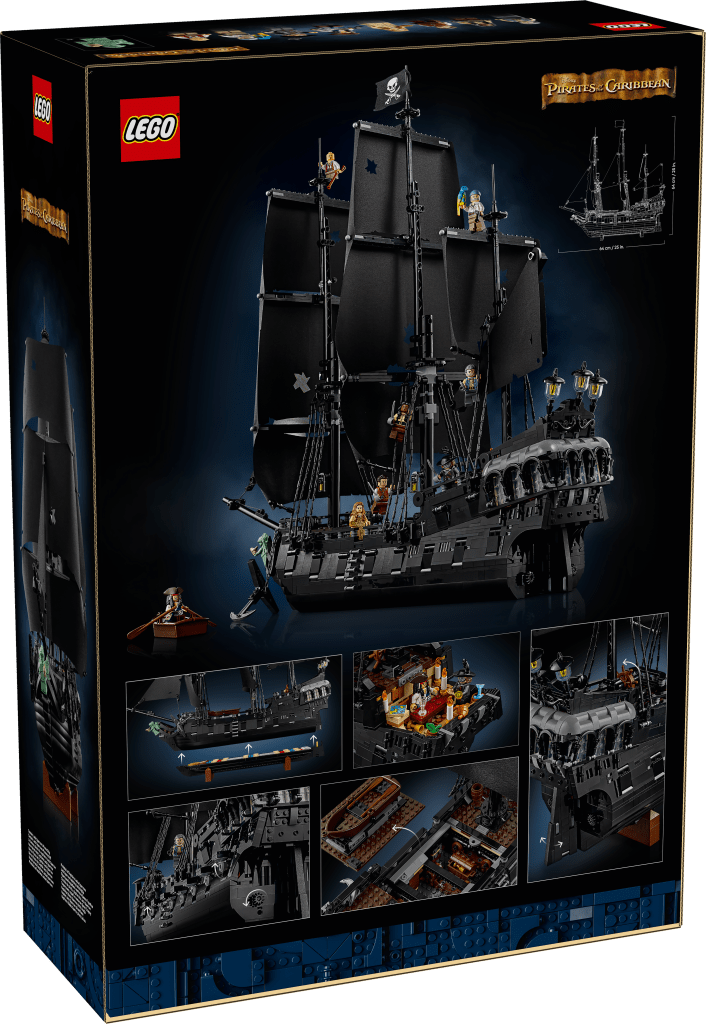 boîte LEGO Icons 10365 Le Bateau Pirate du Capitaine Jack Sparrow