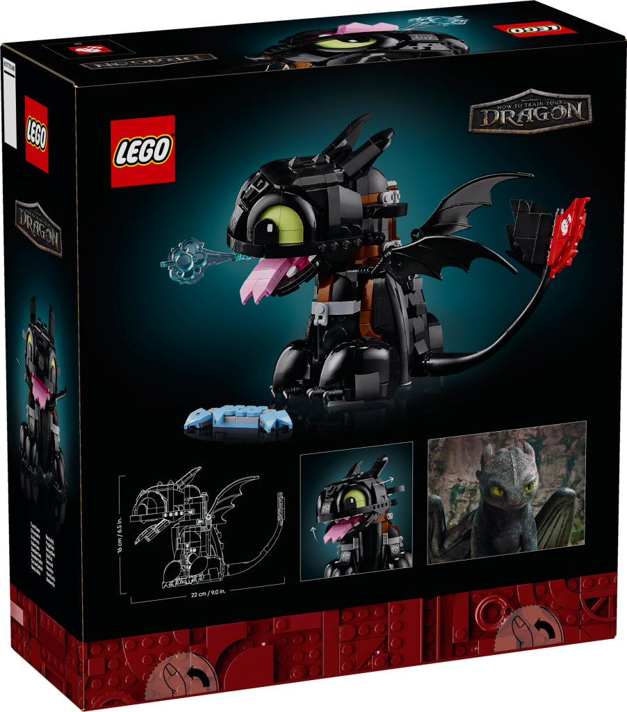 boîte LEGO Icons 10375 Dragons : Krokmou