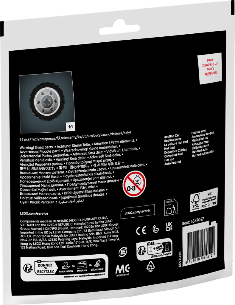 boîte LEGO Technic 30735 La voiture Hot Rod