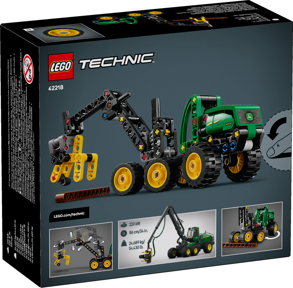 boîte LEGO Technic 42218 L’abatteuse John Deere 1470H