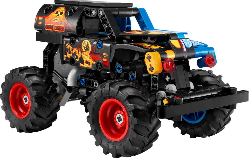 LEGO Technic 42219 Monster Jam™ Grave Digger™ – Feu et glace