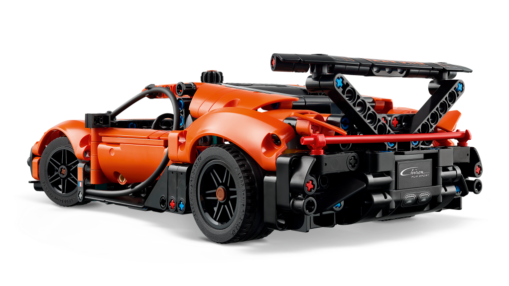 détails LEGO Technic 42222 Hypercar Bugatti Chiron Pur Sport