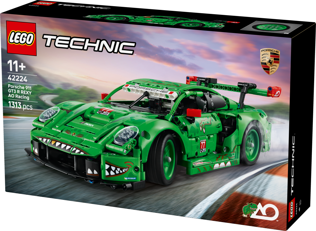 boîte LEGO Technic 42224 Voiture Porsche 911 GT3 R REXY AO Racing