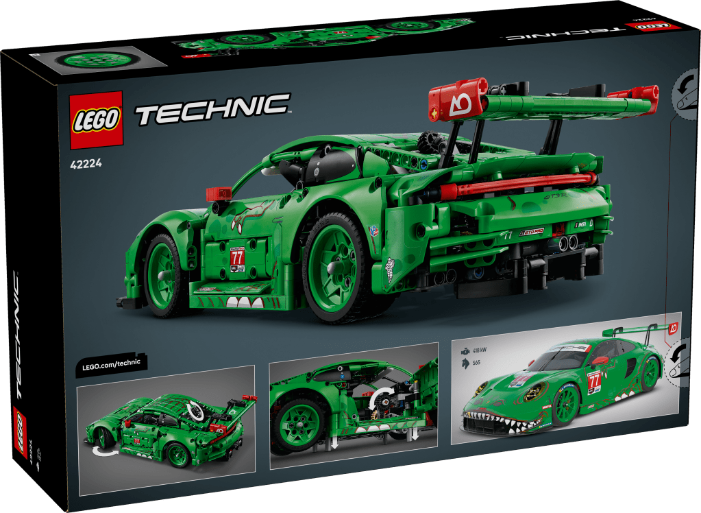 boîte LEGO Technic 42224 Voiture Porsche 911 GT3 R REXY AO Racing