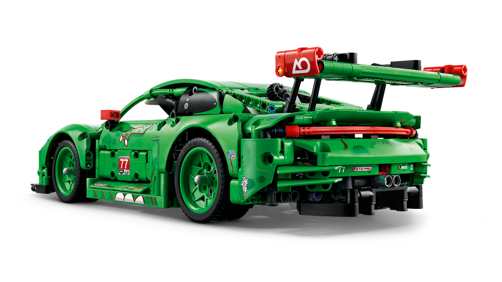 détails LEGO Technic 42224 Voiture Porsche 911 GT3 R REXY AO Racing