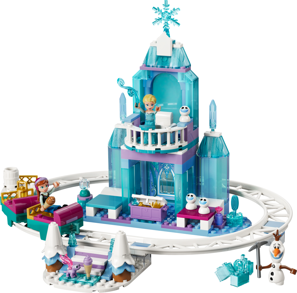 LEGO Disney La Reine des Neiges 43281 Le Château de Glace et la Piste Enneigée d’Elsa