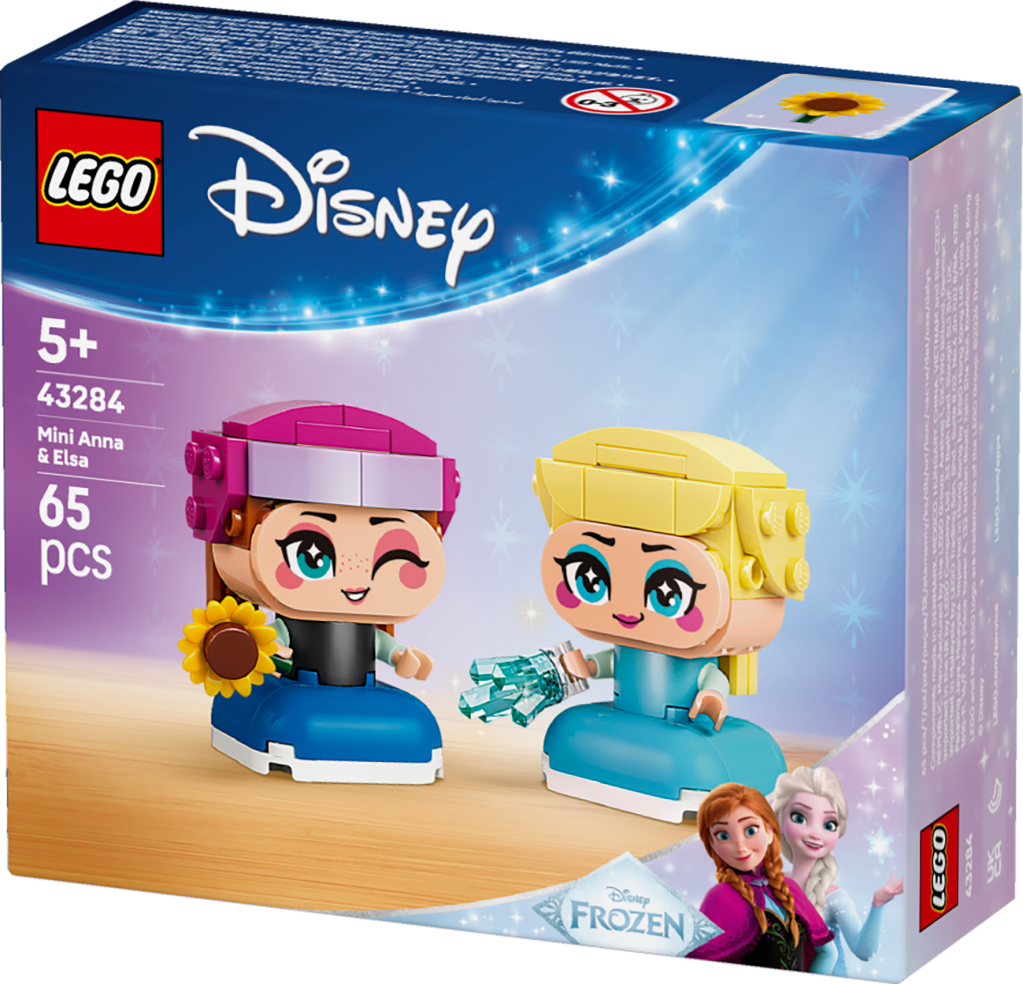 boîte LEGO Disney La Reine des Neiges 43284 Anna et Elsa Miniatures