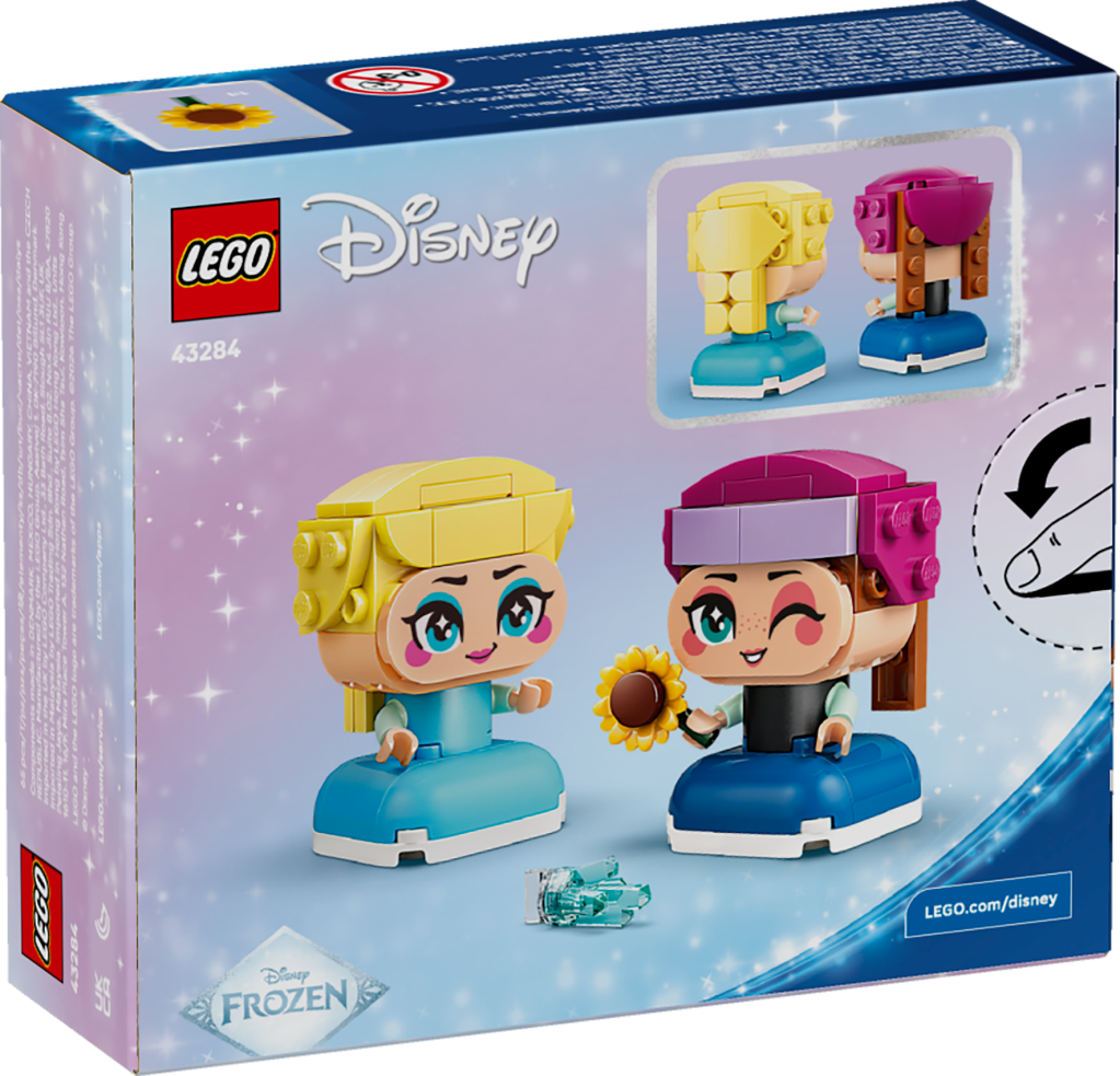 boîte LEGO Disney La Reine des Neiges 43284 Anna et Elsa Miniatures