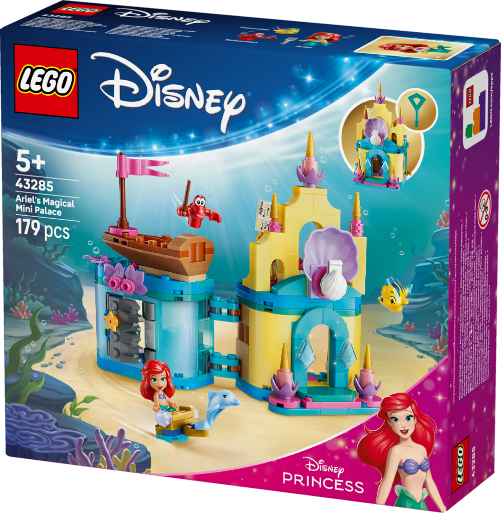 boîte LEGO Disney Princess 43285 Le Palais Magique d’Ariel Miniature