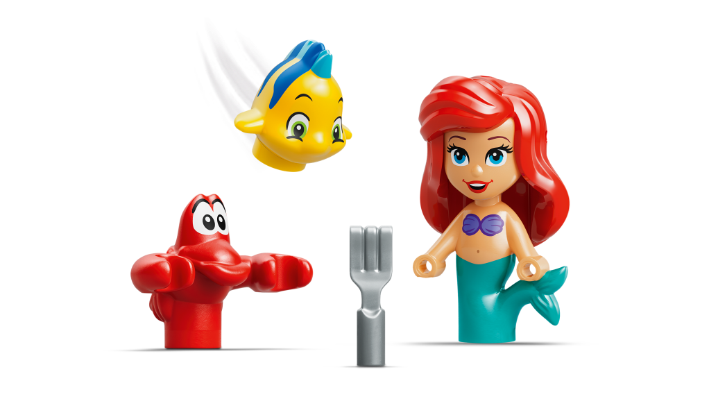 détails LEGO Disney Princess 43285 Le Palais Magique d’Ariel Miniature