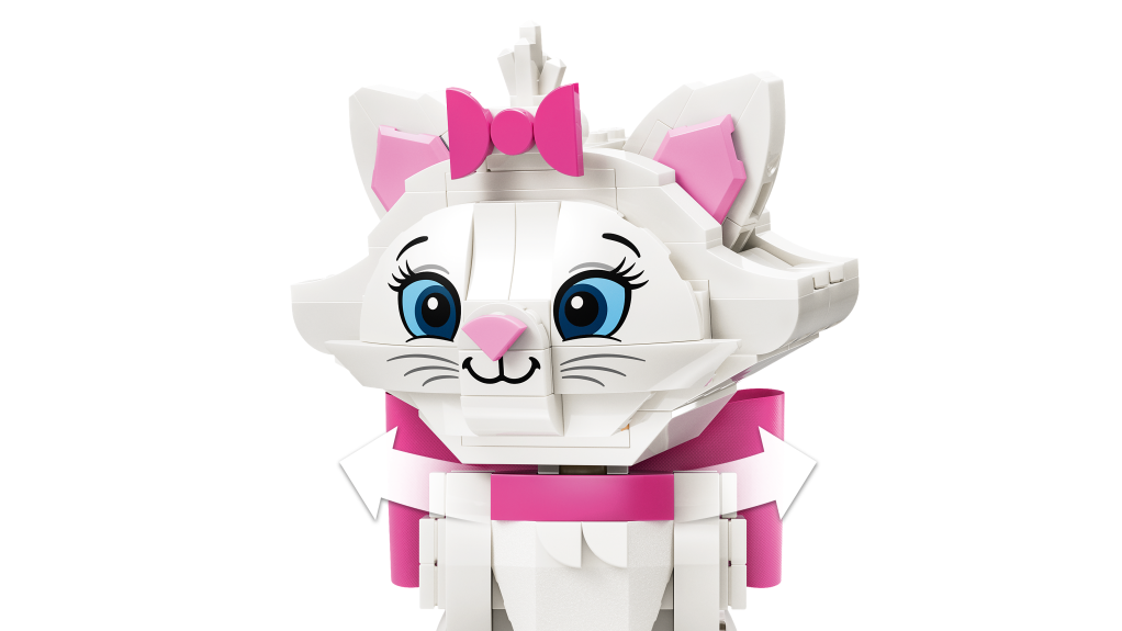 détails LEGO Disney 43286 L’adorable Marie, Les Aristochats