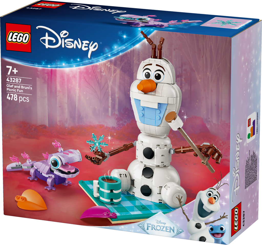 boîte LEGO Disney 43287 La Reine des Neiges : le pique-nique d’Olaf et Bruni