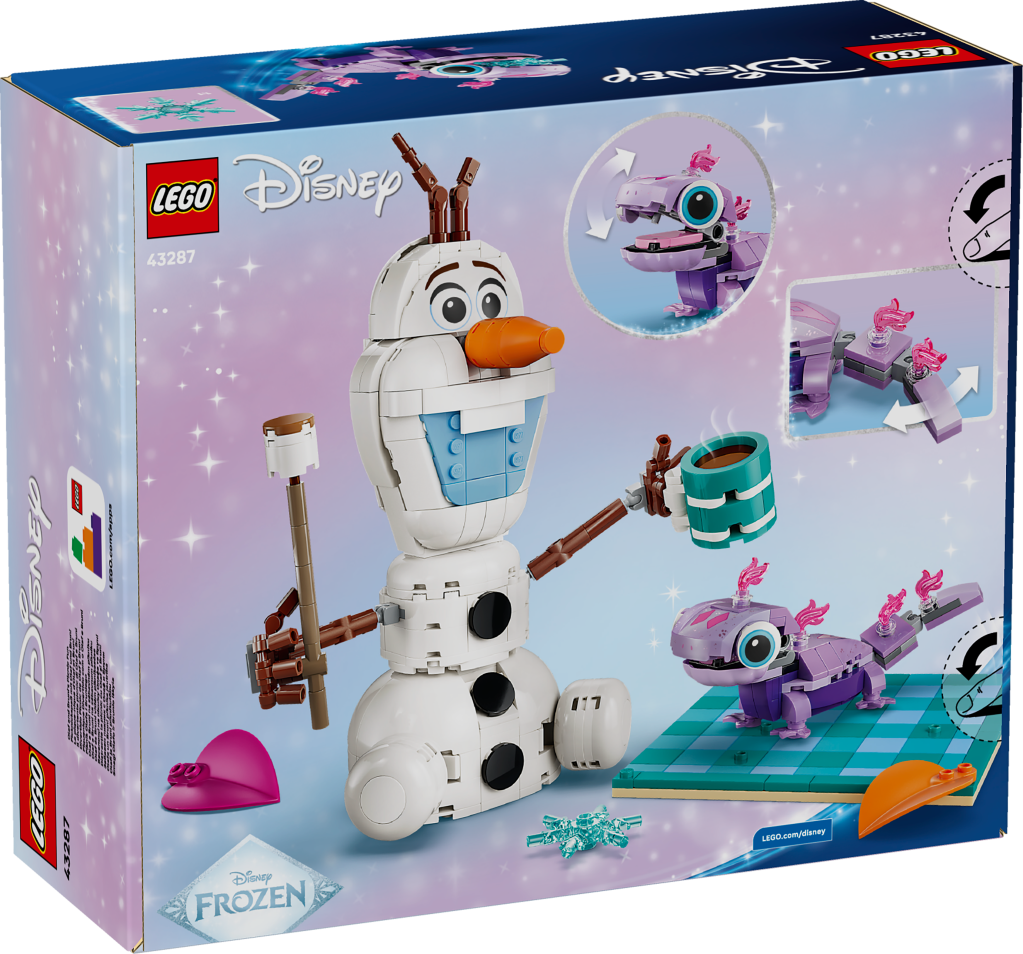 boîte LEGO Disney 43287 La Reine des Neiges : le pique-nique d’Olaf et Bruni