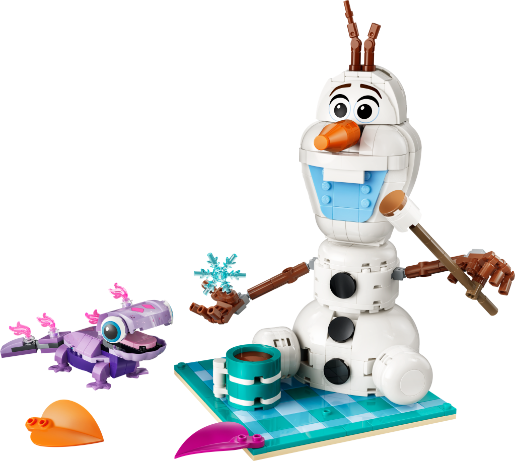détails LEGO Disney 43287 La Reine des Neiges : le pique-nique d’Olaf et Bruni