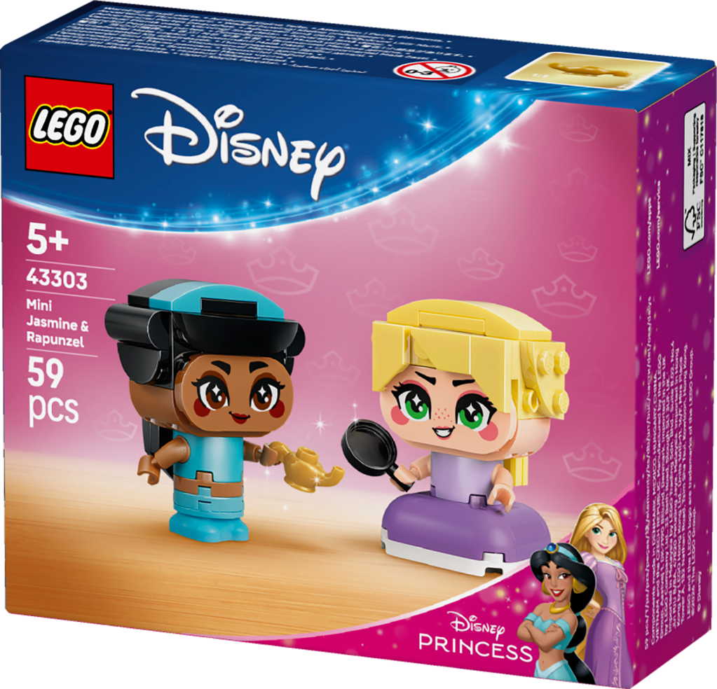boîte LEGO Disney Princess 43303 Jasmine et Raiponce Miniatures