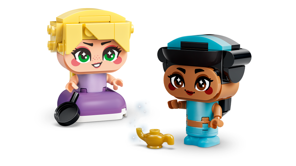 détails LEGO Disney Princess 43303 Jasmine et Raiponce Miniatures