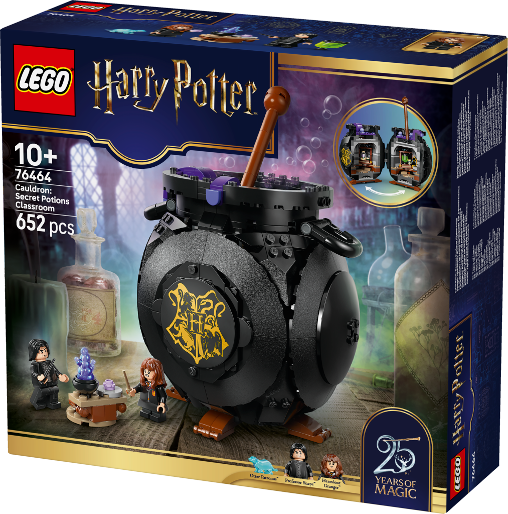 boîte LEGO Harry Potter 76464 Le Chaudron : le cours de potions caché