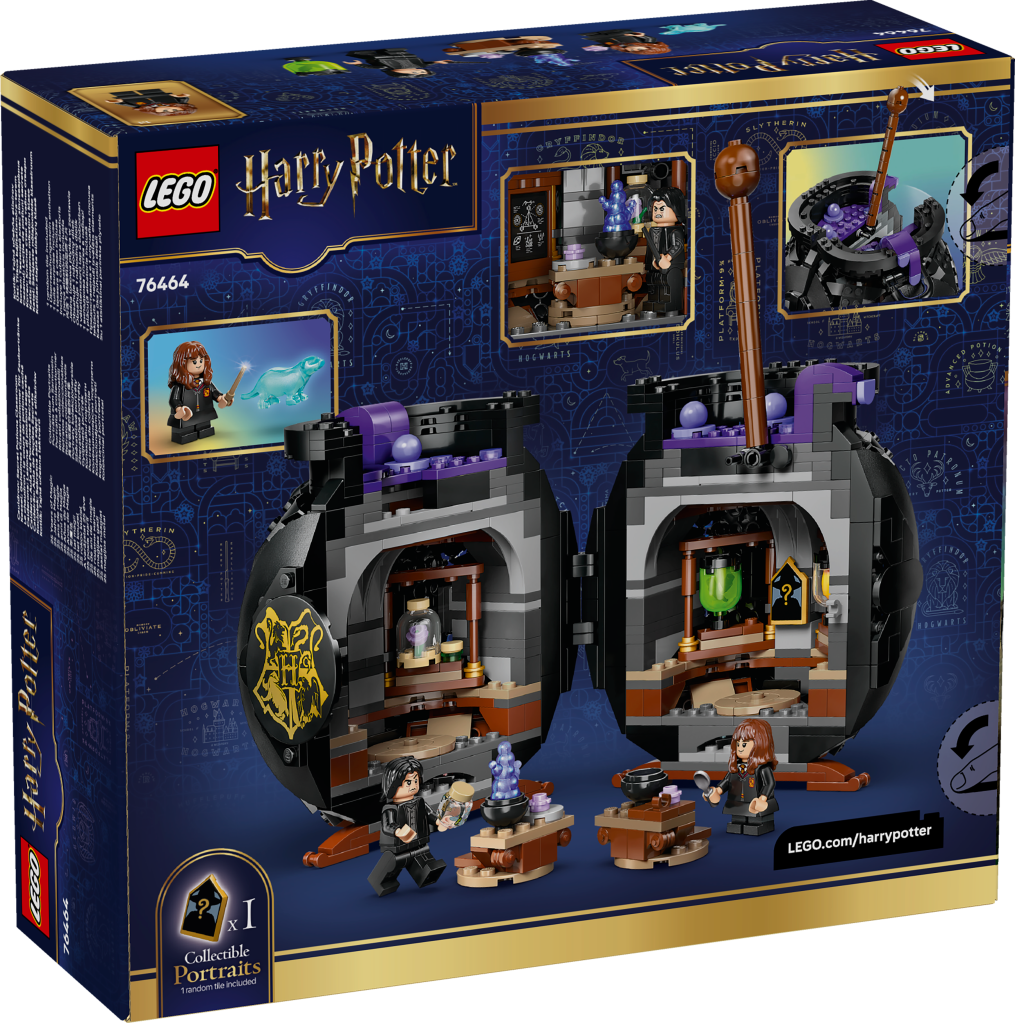 boîte LEGO Harry Potter 76464 Le Chaudron : le cours de potions caché