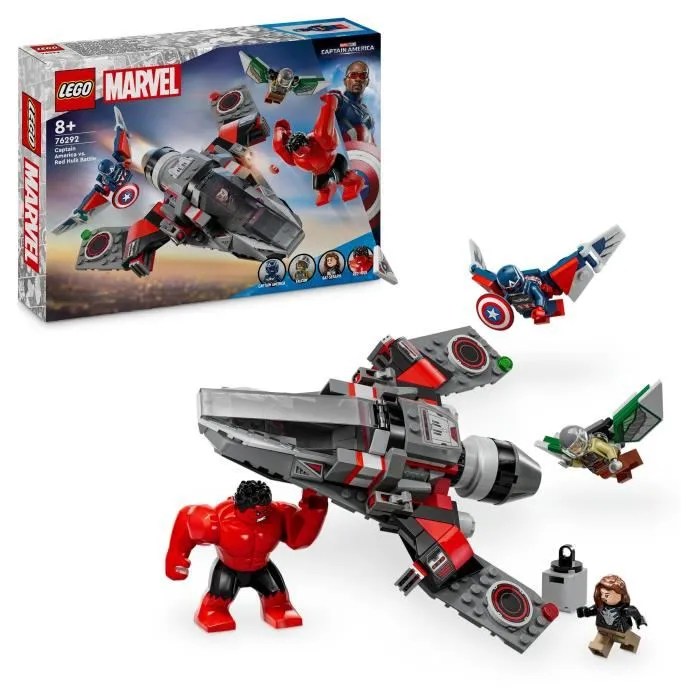 LEGO 76292 - Captain America vs Hulk rouge