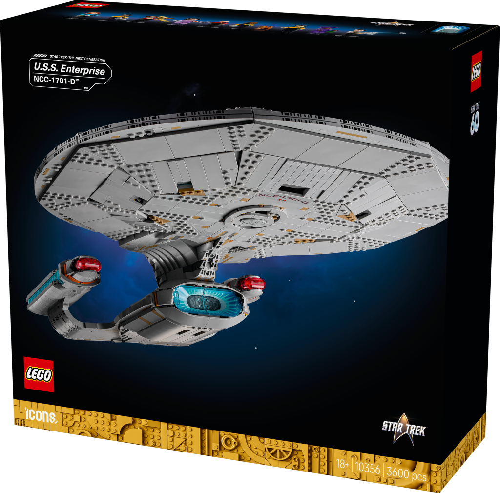 boîte LEGO Icons 10356 Star Trek : U.S.S. Enterprise NCC-1701-D