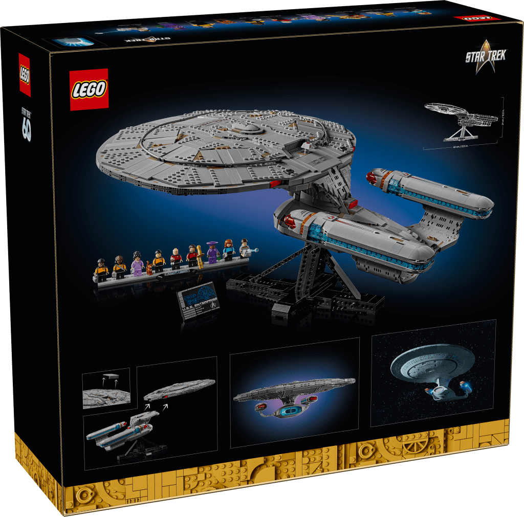 boîte LEGO Icons 10356 Star Trek : U.S.S. Enterprise NCC-1701-D