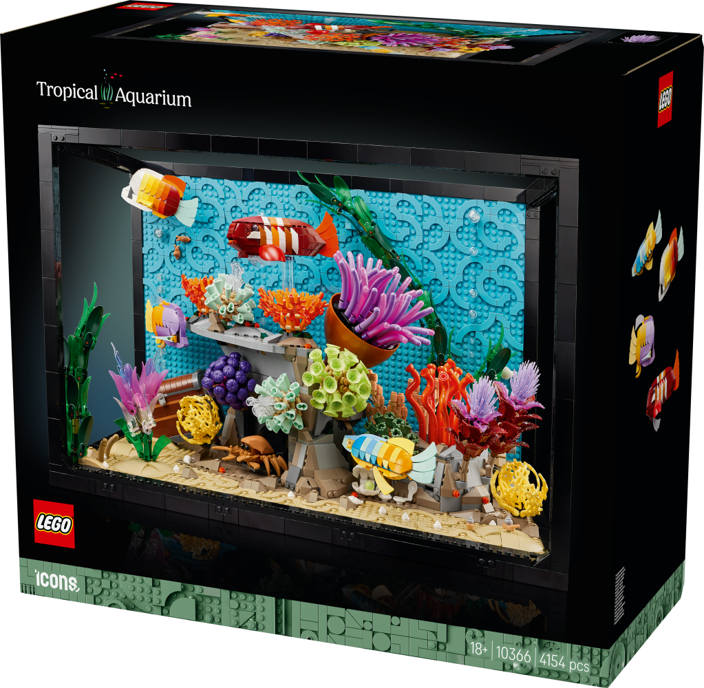 boîte LEGO Icons 10366 L’Aquarium Tropical