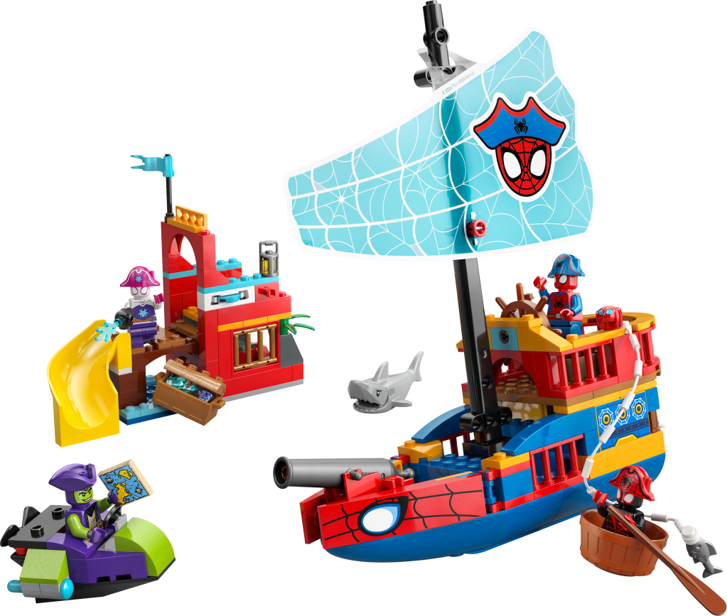 LEGO ǀ Marvel 11208 Spidey et ses Amis Extraordinaires Le Bateau Pirate de l’Équipe Spidey