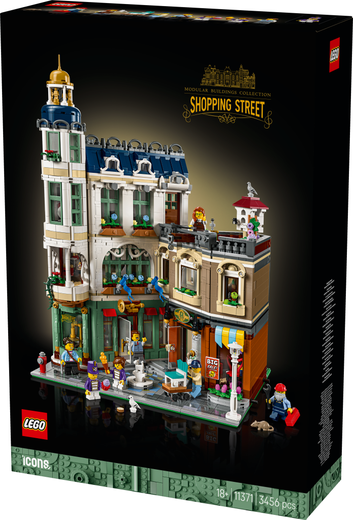 boîte LEGO Icons 11371 La Rue Commerçante