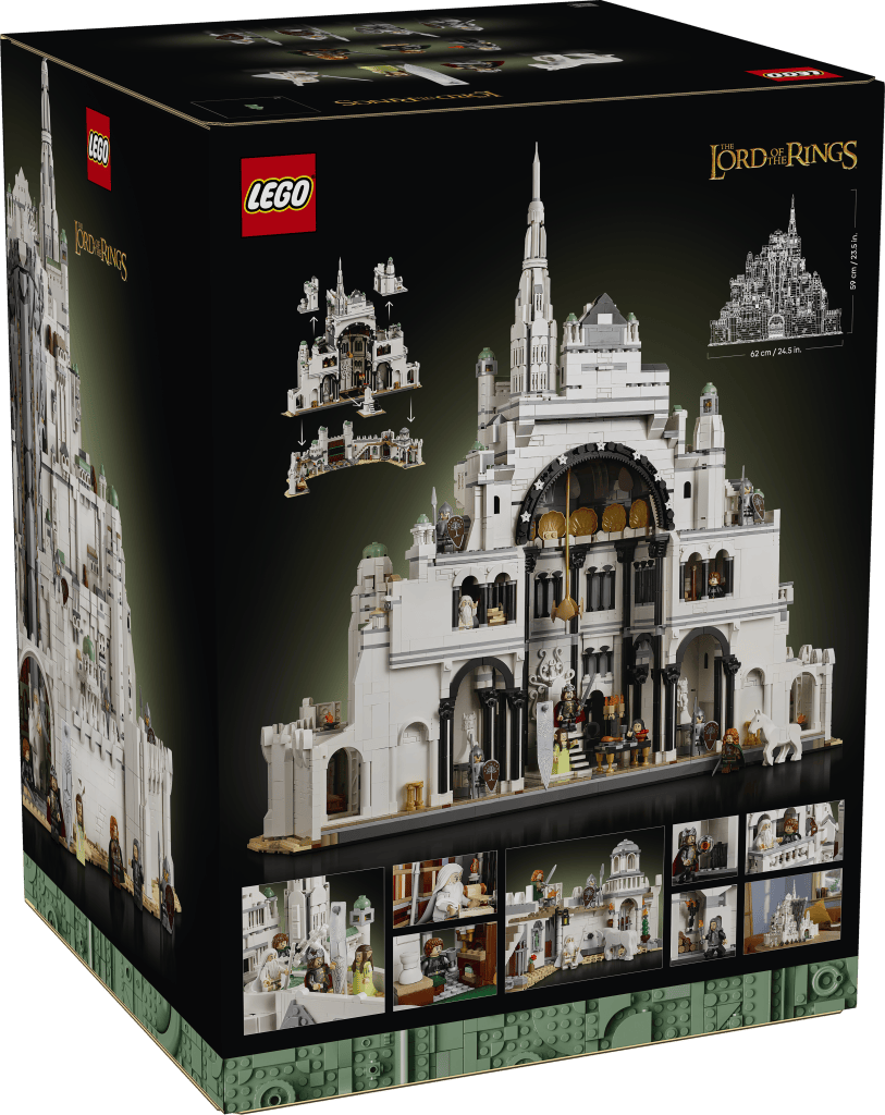 boîte LEGO Icons 11377 Le Seigneur des Anneaux : Minas Tirith