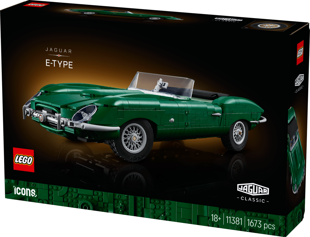 boîte LEGO Icons 11381 Jaguar E-Type