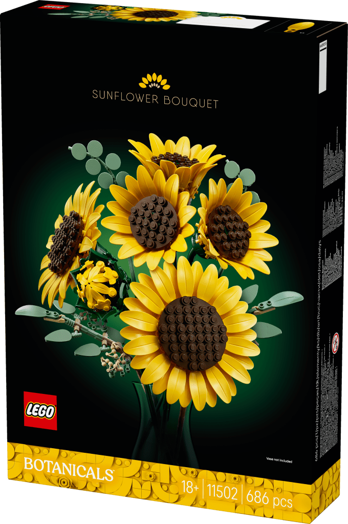 boîte LEGO Botanicals 11502 Le Bouquet de Tournesols